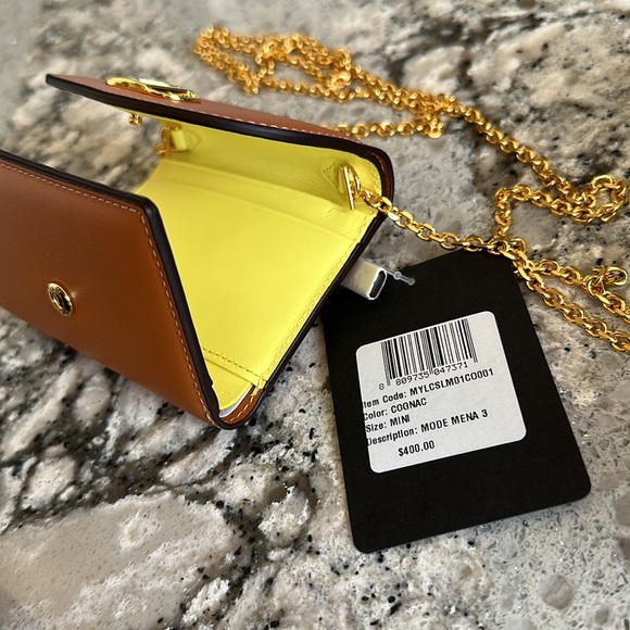 NWT authentic MCM mini micro wallet crossbody - GORGEOUS - Picture 7 of 11